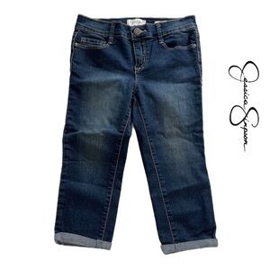 JESSICA SIMPSON Girl’s Rolled Crop Skinny Jeans - Size 7